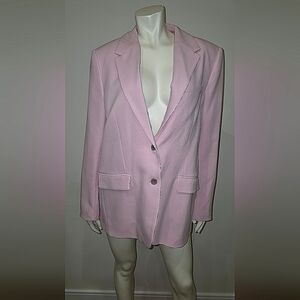 NWT Zara Oversized Pink Straight Cut Blazer M